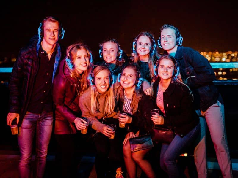 Silent disco in Almere